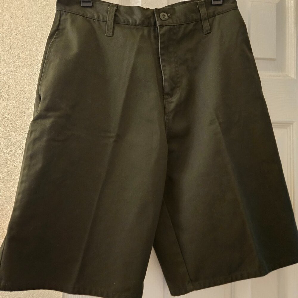 NWOT SALTY Granola Mom olive green High Waist shorts  logo camping Outdoor M